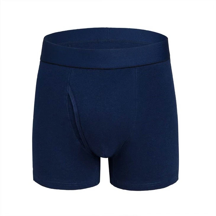 Multi color custom logo men's boxers sale Cotton solid dyeing mens boxers sale manufacturer customized mens underwear brief trunk thong